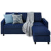 Upholstered Sectional Sofa Couch w/ Chaise Lounge, Reversible Ottoman Bench