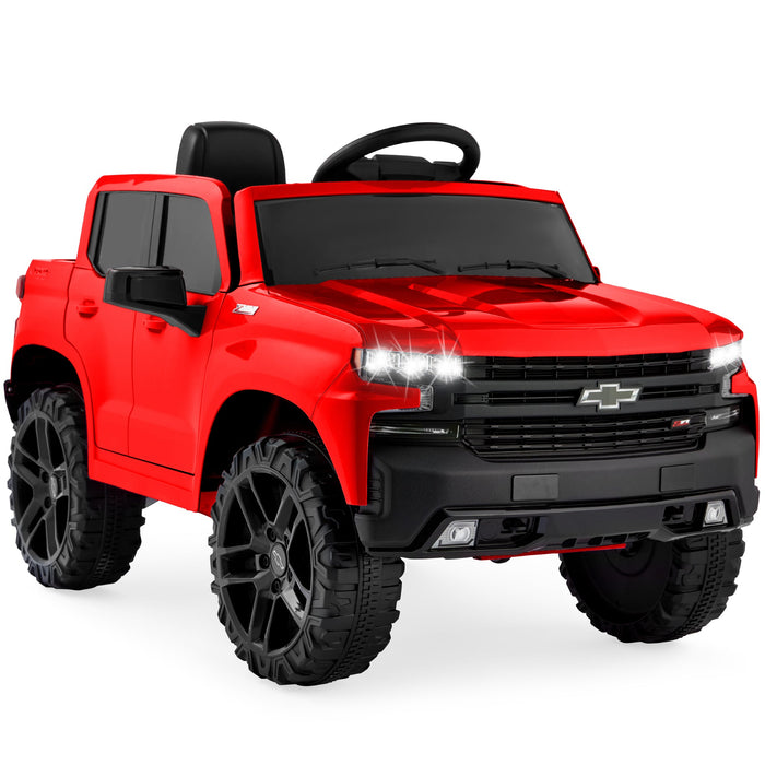 12V Licensed Chevrolet Silverado Ride On Truck w/ Parent Remote Control