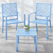 3-Piece Stackable Steel Outdoor Conversation Bistro Set