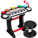 37-Key Kids Electric Keyboard w/ Microphone, Stool