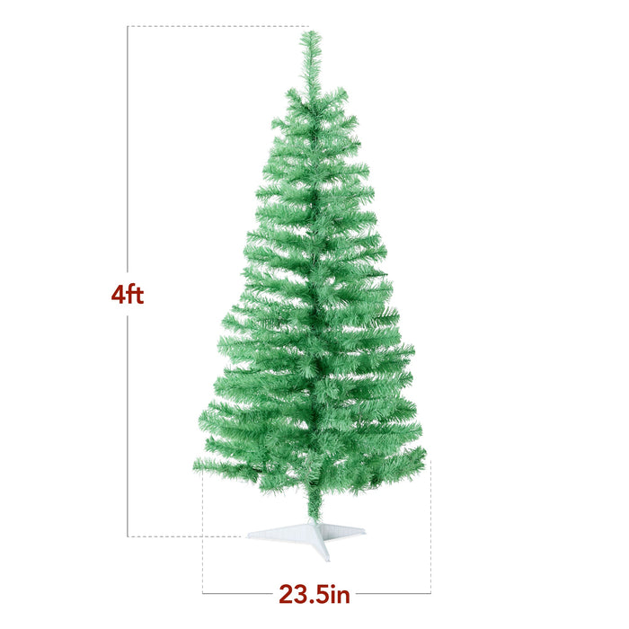 Prelit Colorful Mini Spruce Christmas Tree w/ LED Lights - 4ft