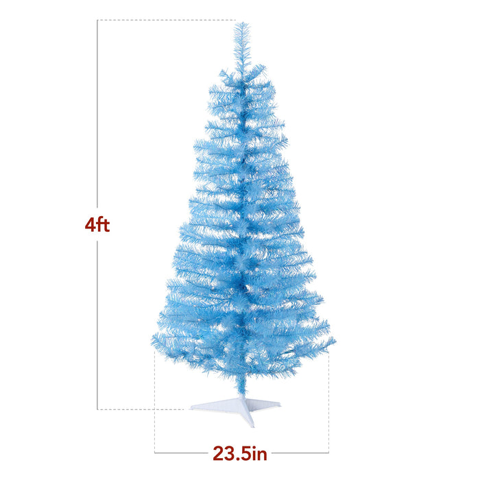 Prelit Colorful Mini Spruce Christmas Tree w/ LED Lights - 4ft