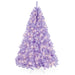 Pre-Lit Artificial Lavender Christmas Tree w/ Incandescent Lights