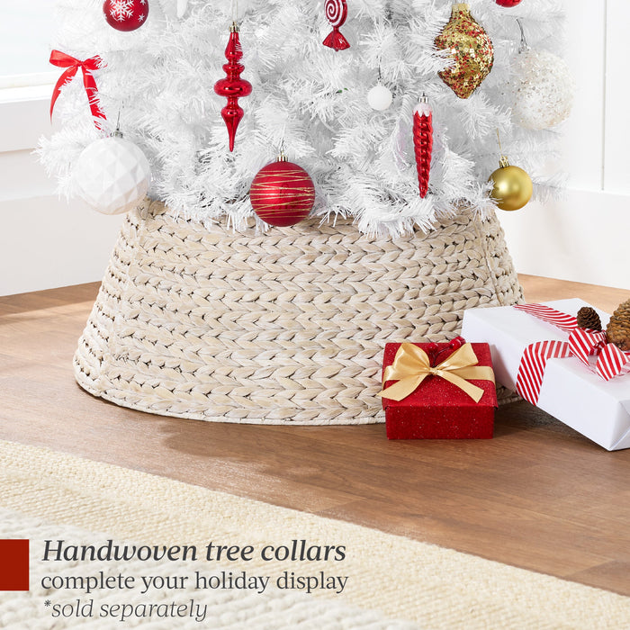 White Artificial Pencil Holiday Christmas Tree