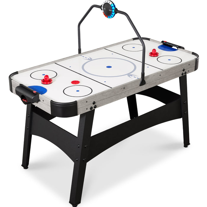 Air Hockey Game Table w/ LED Lights, Scoreboard, Powerful Motor - 54in