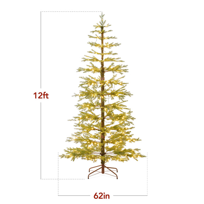 Pre-Lit Sparse Christmas Tree w/ 2-in-1 LED Lights, Cordless Connection