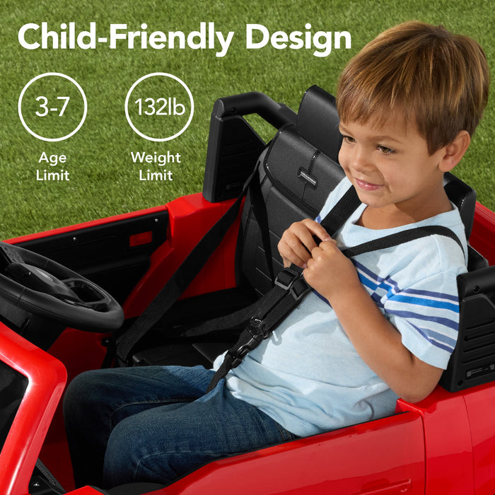 Voiture pour enfants 24 V sous licence officielle Ford Lightning avec télécommande, 2 vitesses