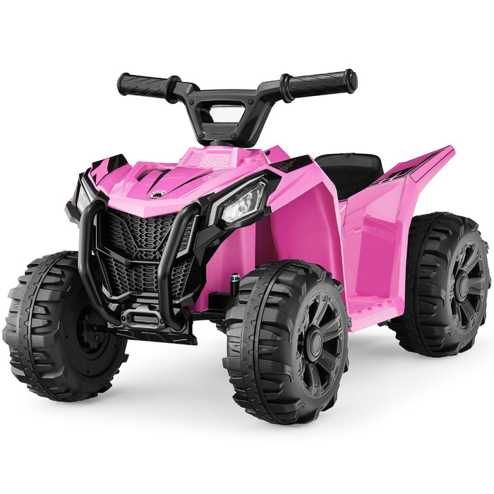 6V Kids Ride-On 4-Wheeler Quad ATV Car w/ 1.8mph Max Speed, Treaded Tires