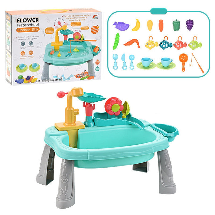 Creative 2-in-1 Play Sink, Engaging Fishing Fun
