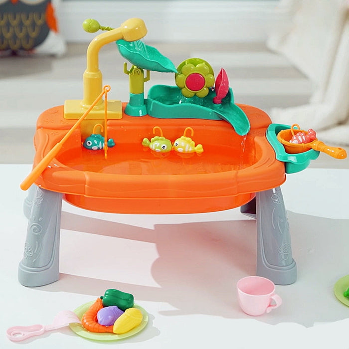 Creative 2-in-1 Play Sink, Engaging Fishing Fun