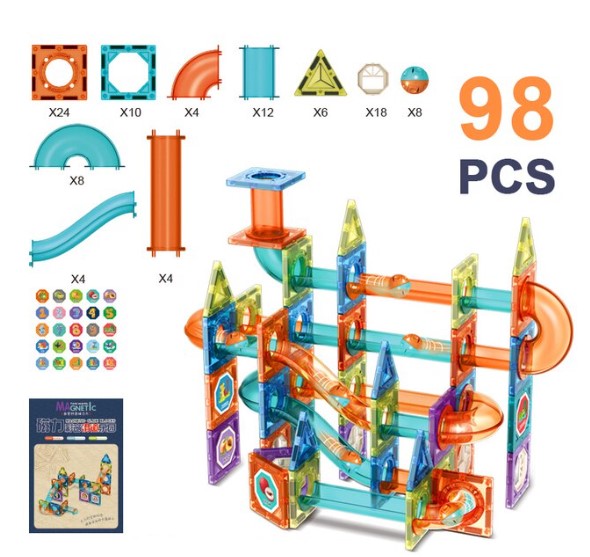 Creative Magnetic Marble Track, Engaging Playtime