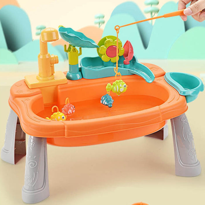 Creative 2-in-1 Play Sink, Engaging Fishing Fun