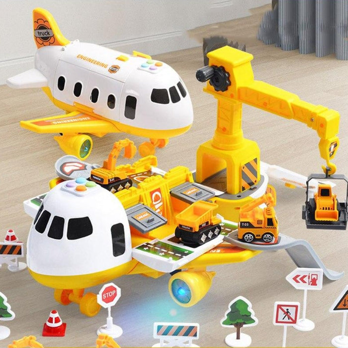 Coffret de jeu Avion d'aventure pour jeunes explorateurs