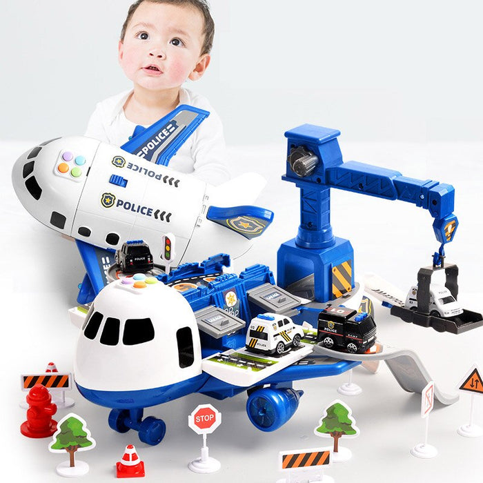 Coffret de jeu Avion d'aventure pour jeunes explorateurs