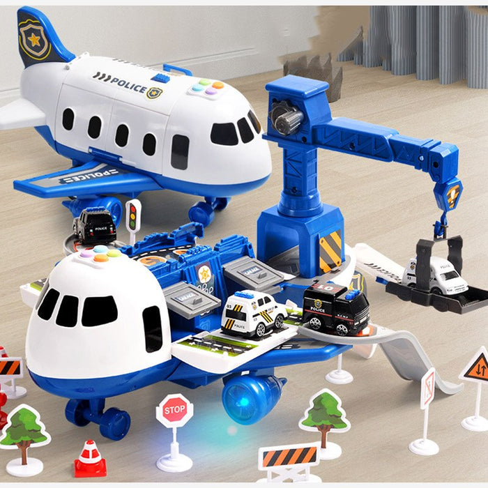 Coffret de jeu Avion d'aventure pour jeunes explorateurs