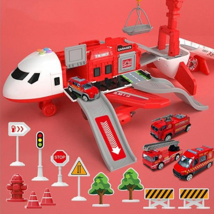 Coffret de jeu Avion d'aventure pour jeunes explorateurs