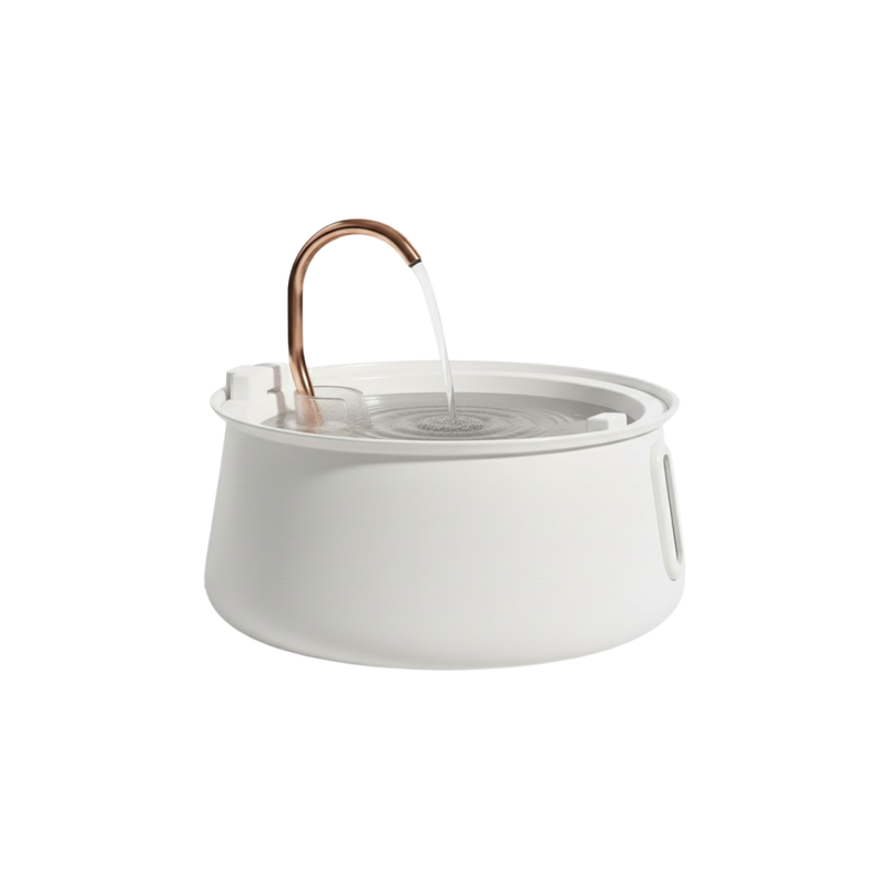 Stainless Steel Pet Water Fountain with Quiet Pump, 4L Capacity