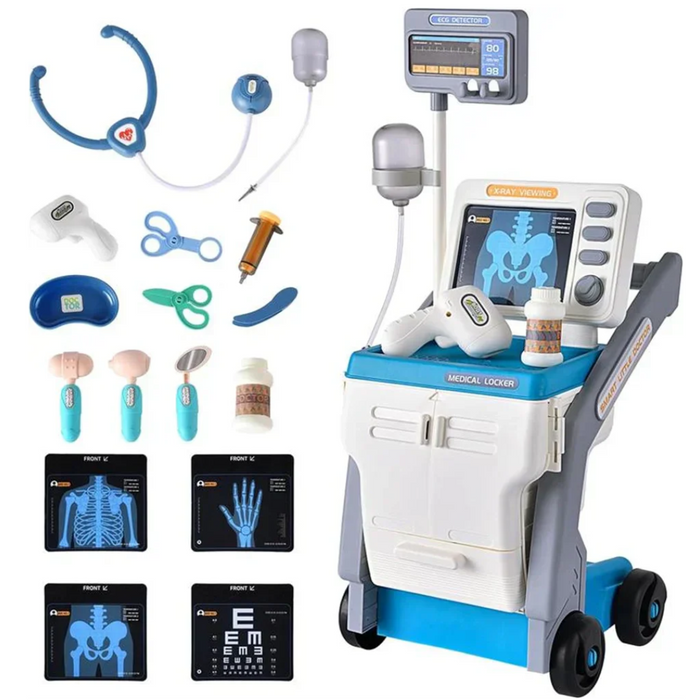 Creative Children's Doctor's Cart Play Set, Imagination-Driven
