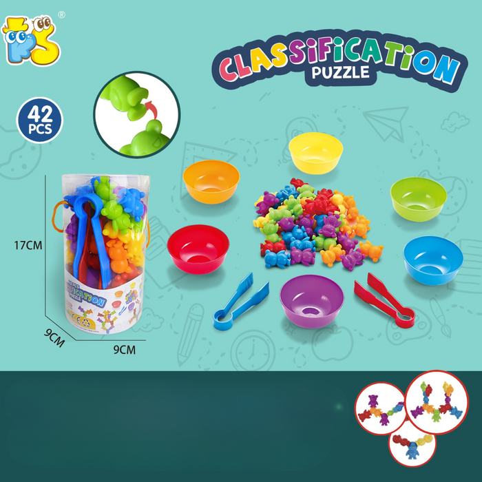 Colorful Counting Bear Set, Educational and Creative