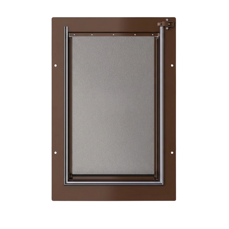 Wall Pet Door for Cats and Dogs with 3 Flaps Telescoping Tunnel