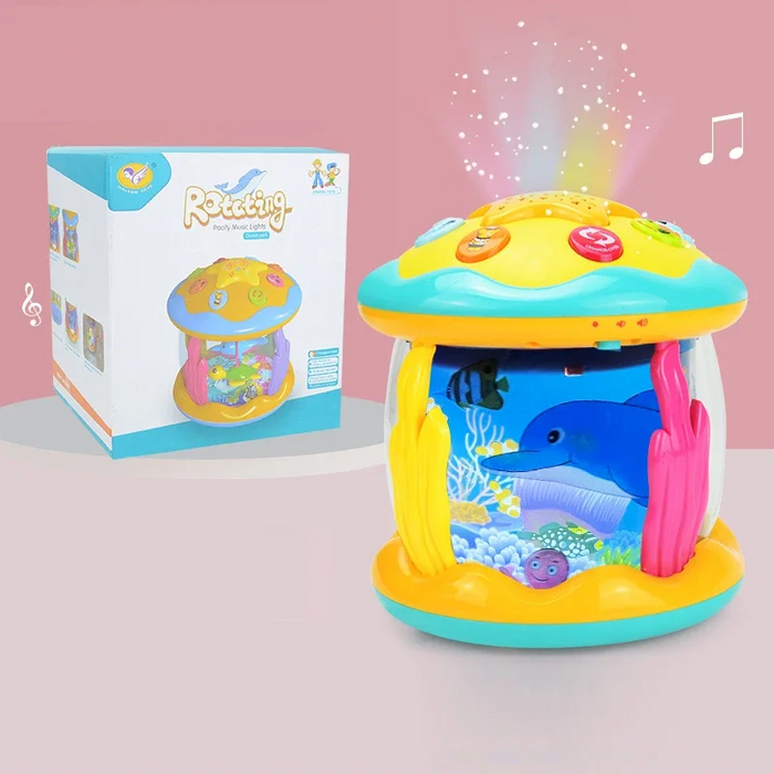 Colorful Musical Light Projector, Fun Aquarium Lamp