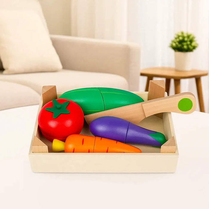 Creative Wooden Kitchen Play Set, Fun and Engaging