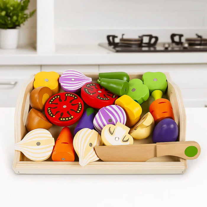 Creative Wooden Kitchen Play Set, Fun and Engaging