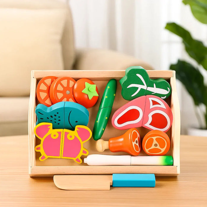 Creative Wooden Kitchen Play Set, Fun and Engaging