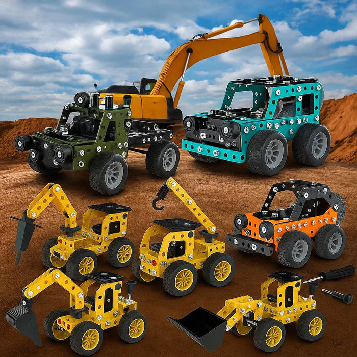 Interactive Construction Vehicle Set, Educational Experience