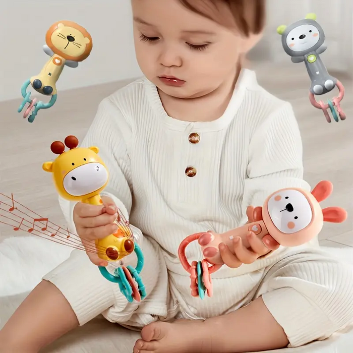 Sensory Baby Rattle, Safe and Educational