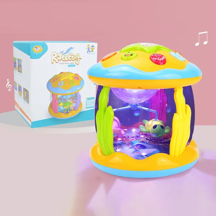 Colorful Musical Light Projector, Fun Aquarium Lamp