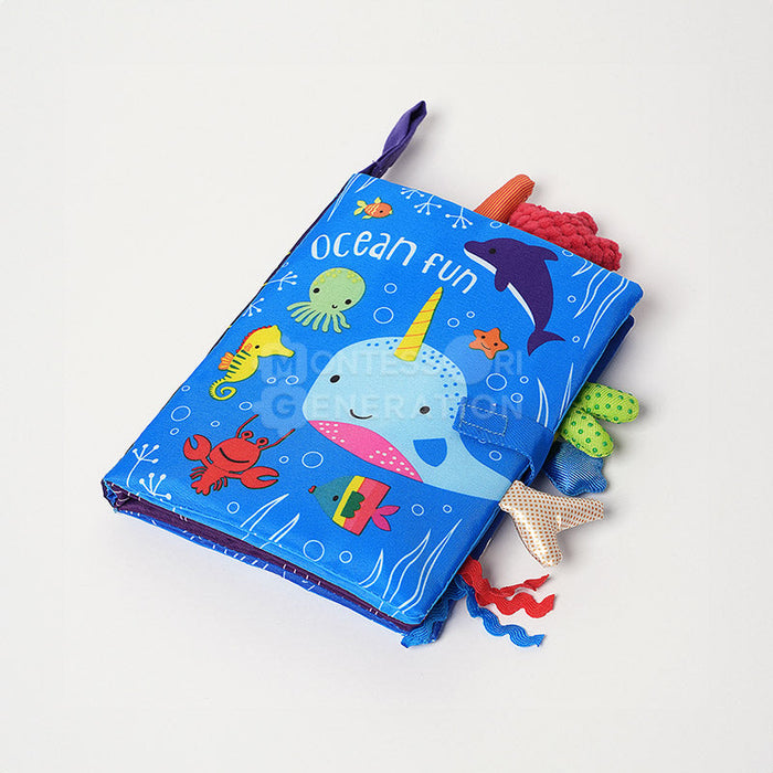 Fabric Activity Book for Kids with Contrasting Colors