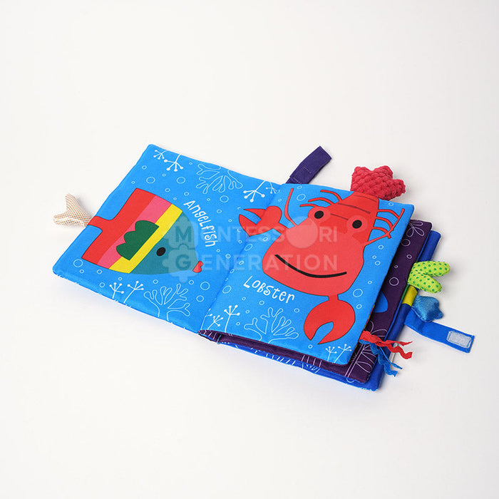 Fabric Activity Book for Kids with Contrasting Colors