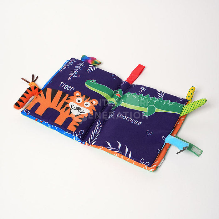 Fabric Activity Book for Kids with Contrasting Colors