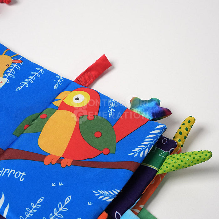 Fabric Activity Book for Kids with Contrasting Colors