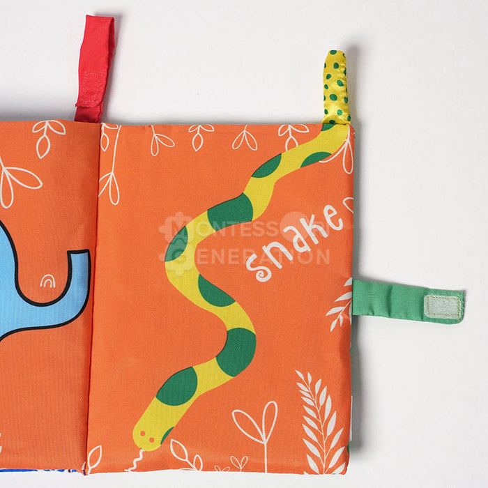 Fabric Activity Book for Kids with Contrasting Colors