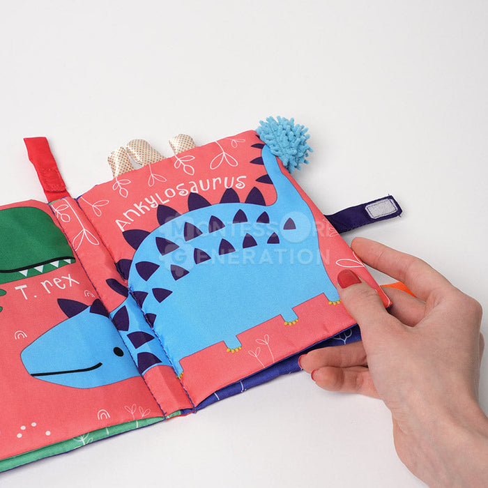 Fabric Activity Book for Kids with Contrasting Colors