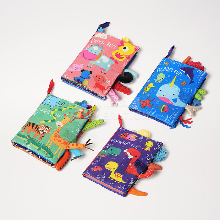 Fabric Activity Book for Kids with Contrasting Colors