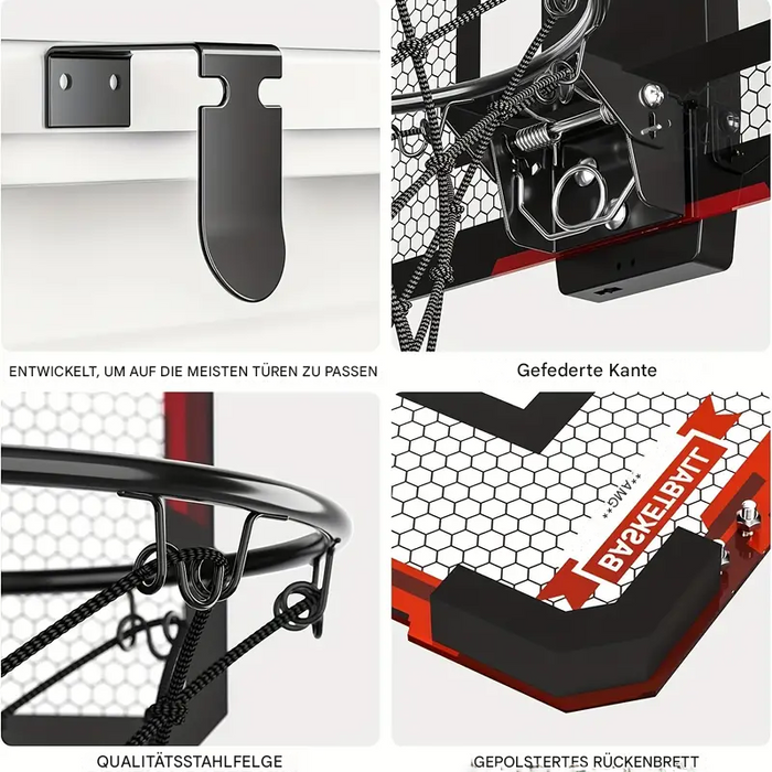 Electronic Mini Basketball Hoop, Interactive Scoreboard