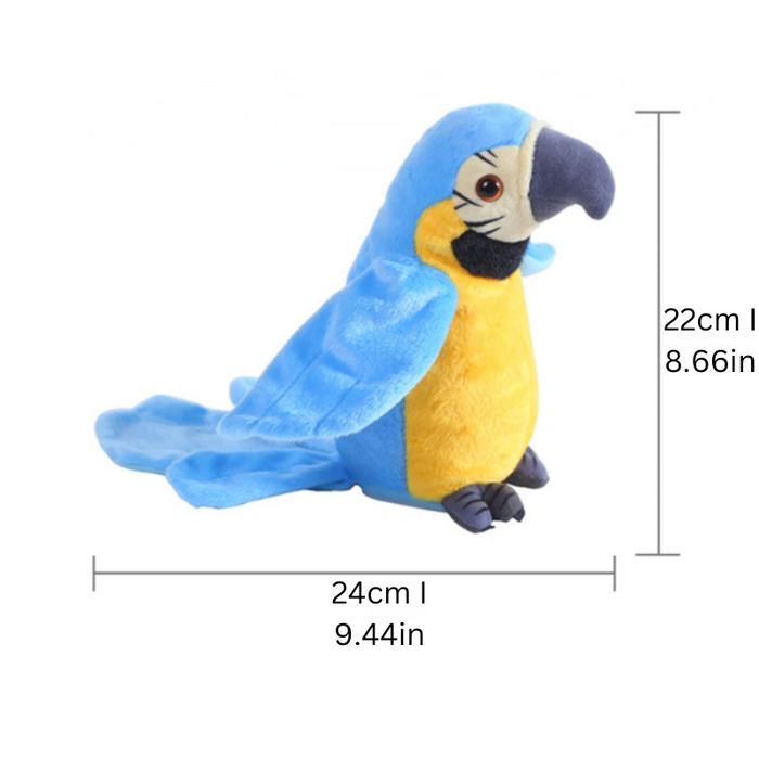 Chatting Parrot Plush Toy, Interactive Companion