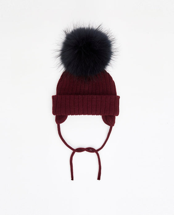 Knit Beanie Burgundy