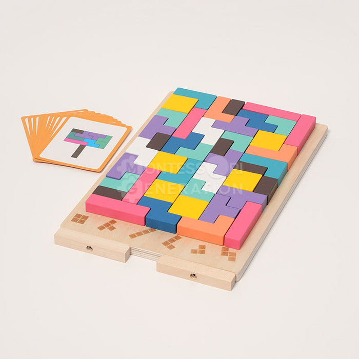 Montessori Brain Blocks For Kids | Logic Puzzle Play