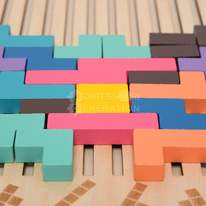Montessori Brain Blocks For Kids | Logic Puzzle Play