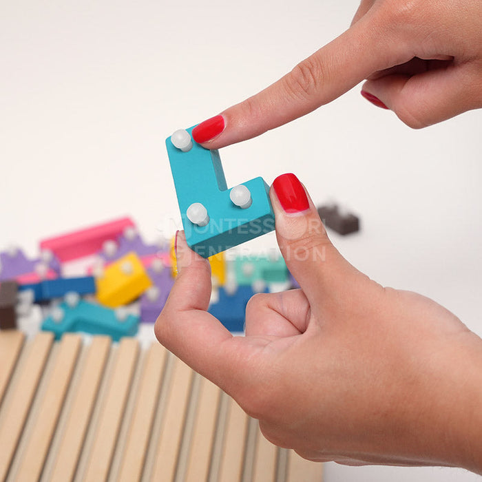 Montessori Brain Blocks For Kids | Logic Puzzle Play