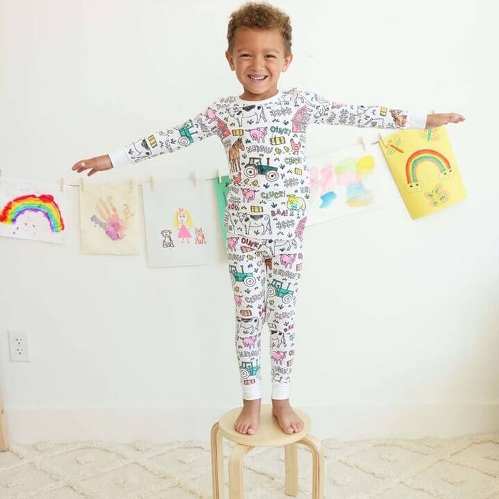 Imaginative Children's Pajamas, Whimsical Design