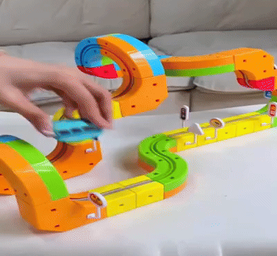 Creative DIY Train Track, Engaging Activity