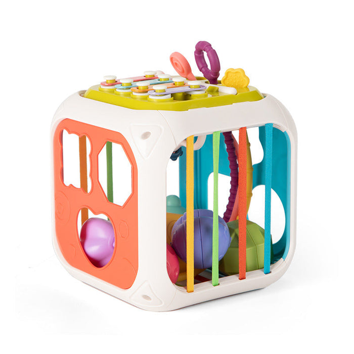 Colorful Interactive Shapes Cube, Developmental Play