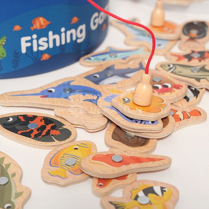Wooden Fishing Game for Kids