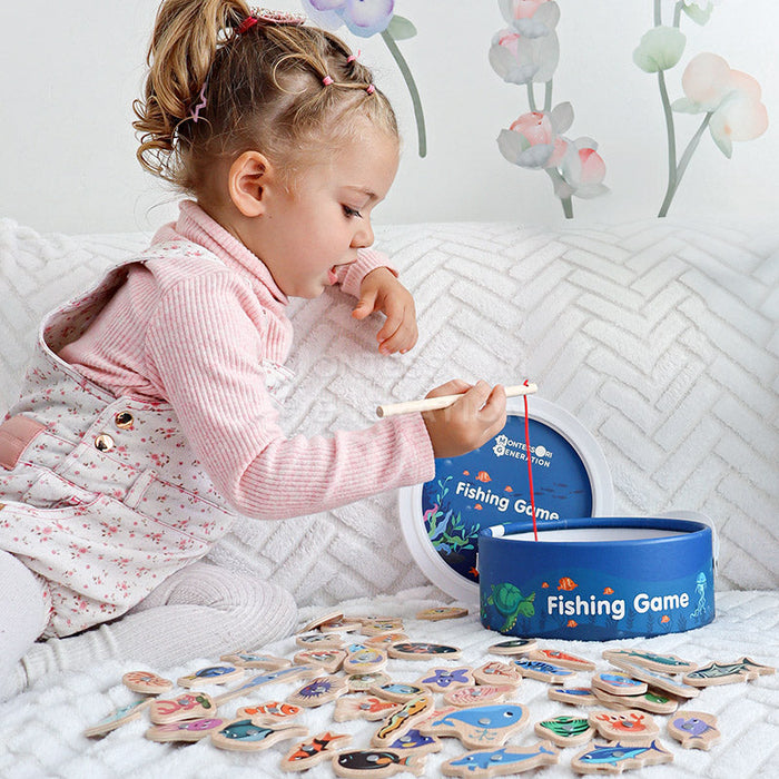 Wooden Fishing Game for Kids
