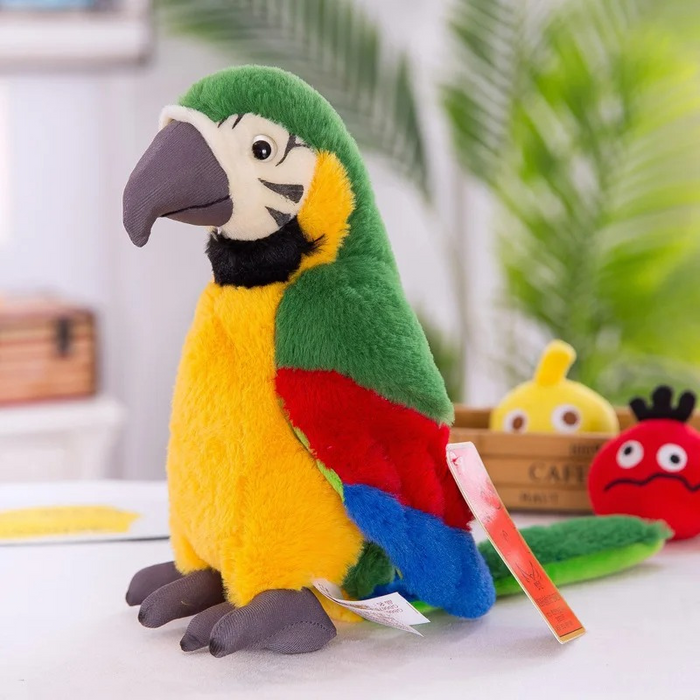 Chatting Parrot Plush Toy, Interactive Companion